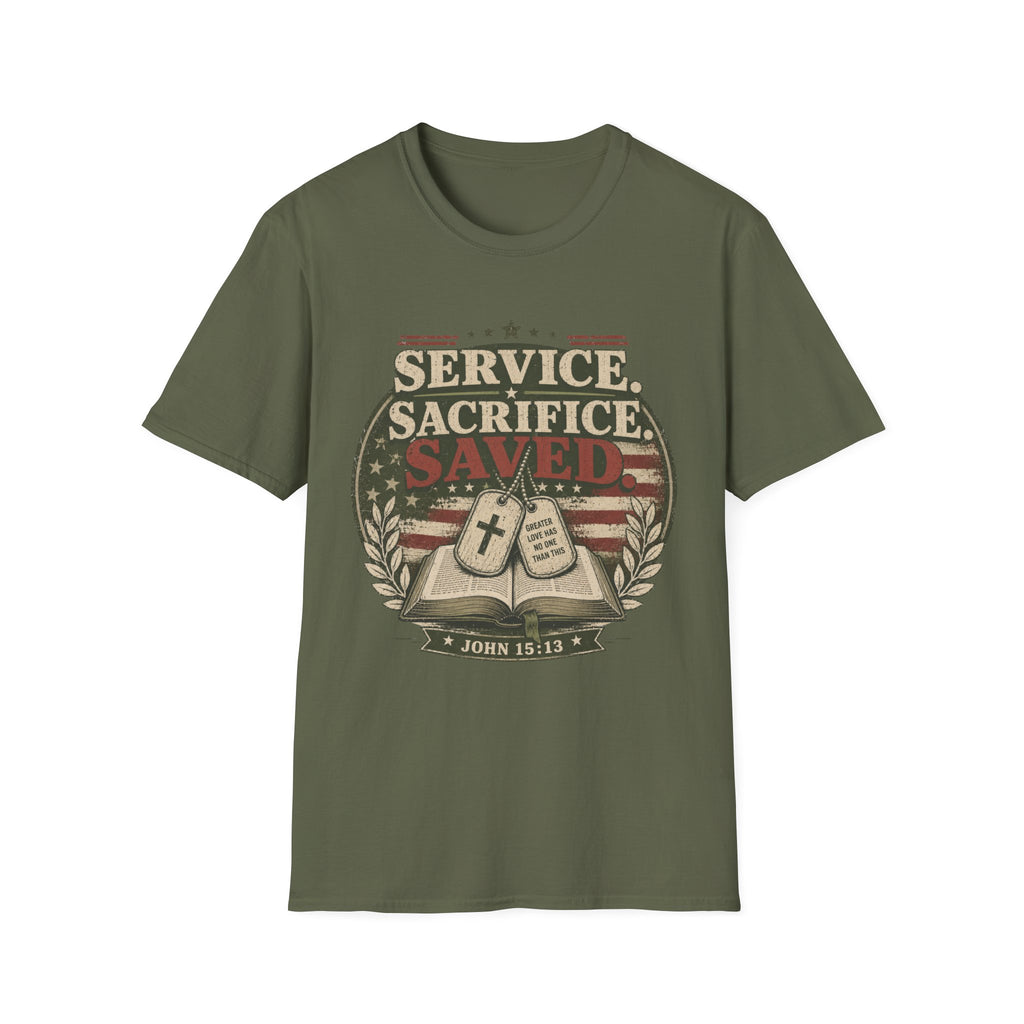 Service Sacrifice Saved T-Shirt
