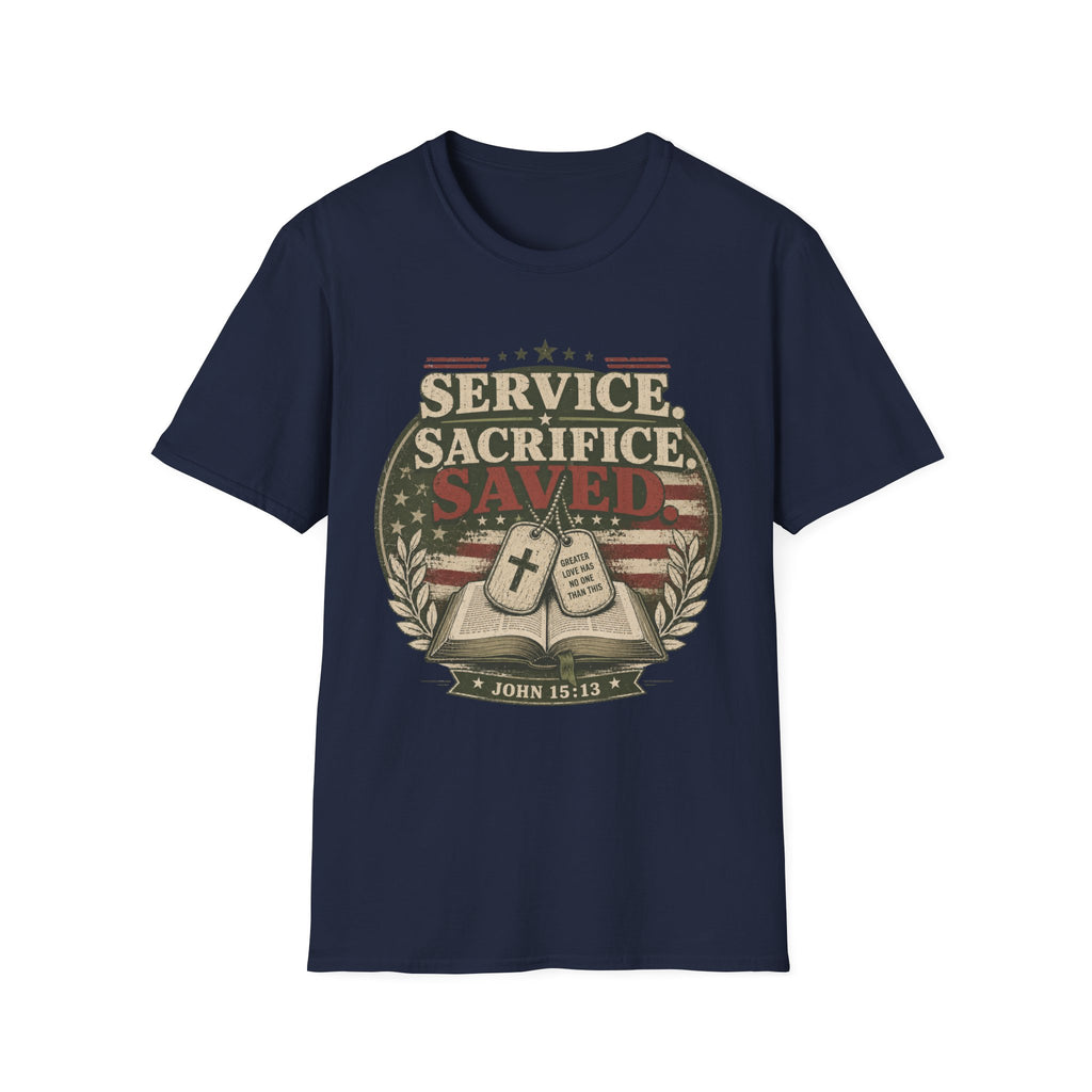 Service Sacrifice Saved T-Shirt